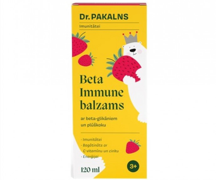 BETA IMMUNE balzams ar beta-glikāniem un plūškoku